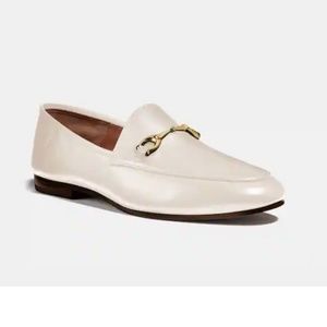 Coach off white loafers size 9